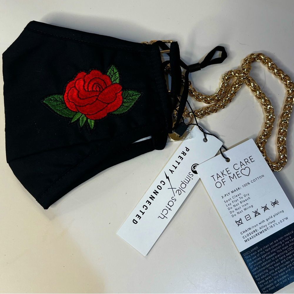 Simple Satch x Pretty Connected Mask Chain Set - Picture 4 of 5